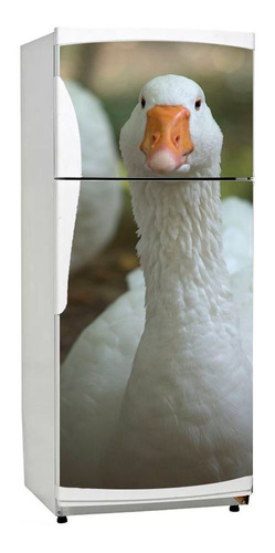 Vinilo Para Heladera Pato Duck Animal Naturaleza Fauna M7