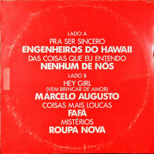Engenheiros Do Hawaii Pra Ser Sincero Lp Single 1991 N. 437