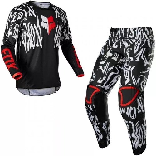 Conjunto Fox 180 Calça+ Camisa Motocross Trilha Peril Jersey