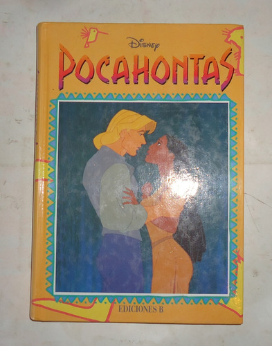 2 Libros Disney: Pocahontas - El Jorobado Ediciones B (Usado)