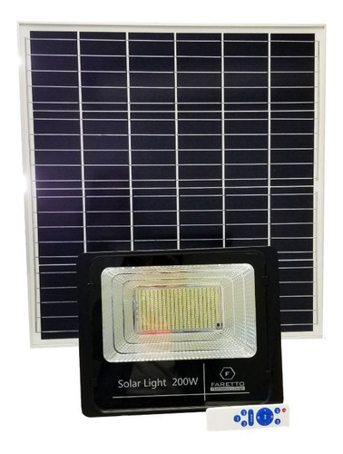 Proyector Solar 200w 4000 Lúmenes