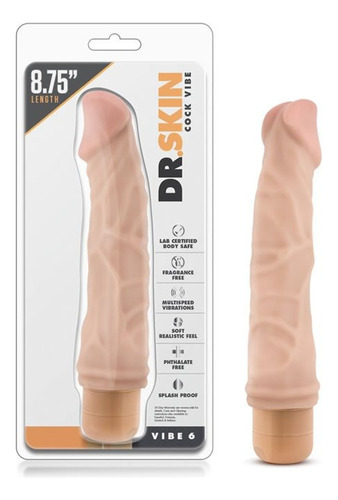 Vibrador Dr,skin Consolador Dildos Protesis Juguete Sexual