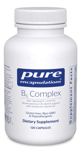 Complejo B6 Pure Encapsulations 120 Cápsulas
