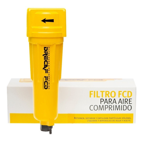 Filtro Separ. Líquidos Para Aire Comprimido Drecaf Fcd L150