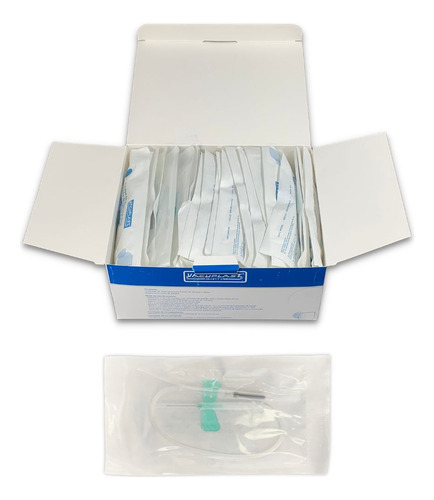 Kit Escalpe 21g Coleta Vácuo + Adaptador De Agulha C/250
