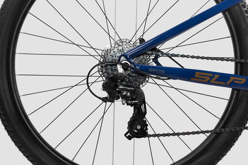 Bicicleta Boca Slp Mtb 100 Pro R29 Fr Hidráulico Azul - Amarillo M
