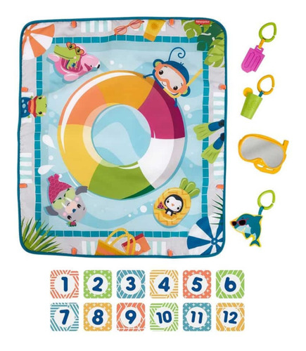 Tapete De Juego Fisher-price Newborn Diversión En La Piscina