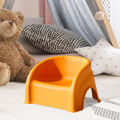 Silla Para Niños Taburete Para Niños Estable Con Naranja