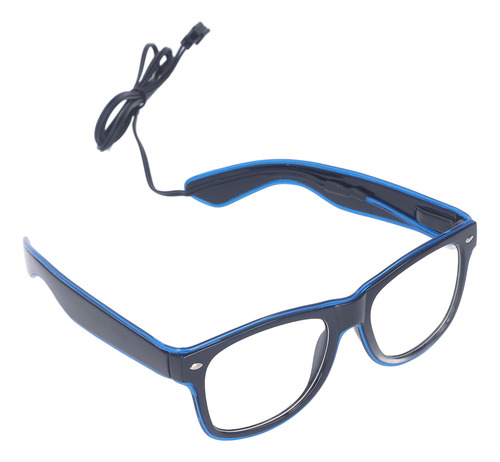 Gafas Led Blue Up Party Favors, Batería De Pvc Con Control D