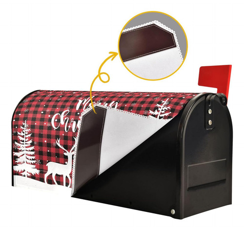 Aslsiy Fundas Magníticas Para Buzón De Árbol De Navidad, Dis
