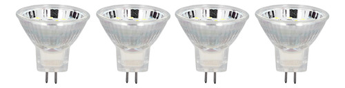 Foco Mr11, 12 Led, 2 W, 300 Lm, Base De Doble Pin, 4 Unidade