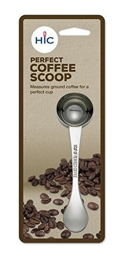 Hic The Perfect Coffee Scoop, Acero Inoxidable 18/8, Capacid