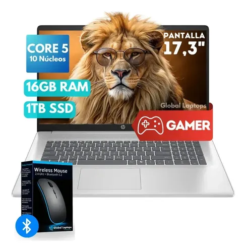 HP Pavilion Core 5 120U 1TB SSD 16GB RAM Tela 17.3