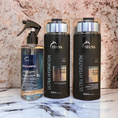 Ultra Hydration Shampoo Condi 300ml + Frizz Zero 260ml Truss