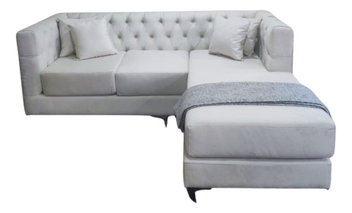 Sofa Modular Intercambiables Tipo L Venecia + 4 Cojines 