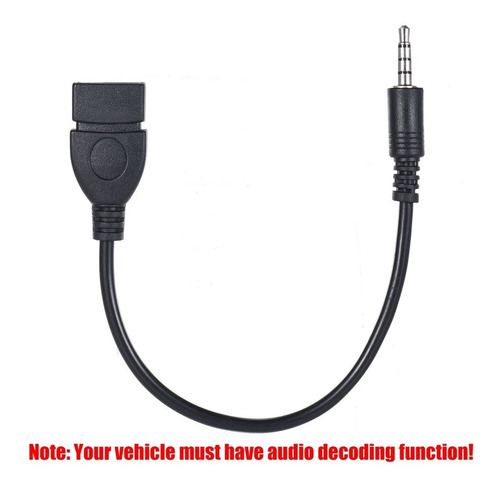 Imagen 4 de 5 de Cable Adaptador Otg Plug 3.5 A Usb 2.0 , Aux De Auto