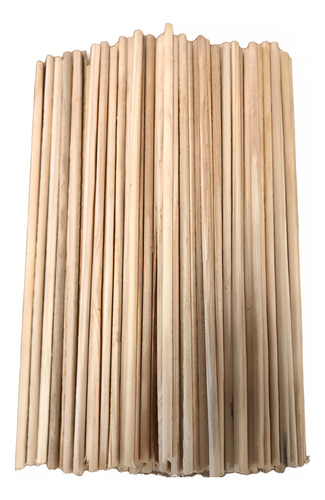 300 Palitos Redondos De Madera 6 Mm X 45 Cms
