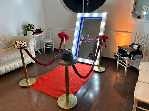 Alquiler Espejo Magico Cabina De Fotos Fiestas 15 Años Bodas