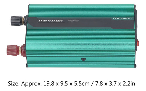 Inversor Senoidal Puro 300w 12v Dc Para 220v Ac Conversor De