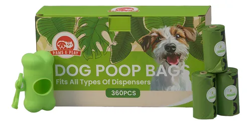 Bolsas Perro 100% Bio - 360 Bolsas + Dispensador - Paws&play