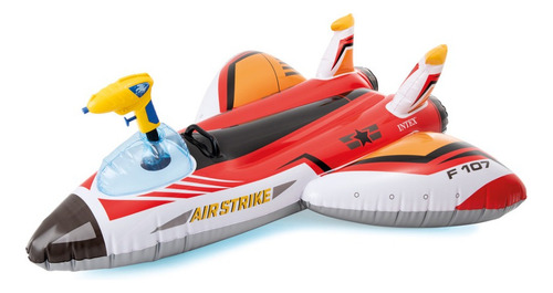 Flotador Hinchable Avión Pistola 117x117cm Hasta 40 Kg