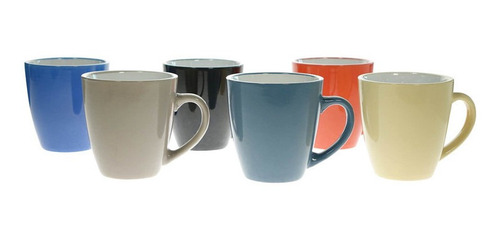 Taza De Cerámica (colores Surtidos), Pocillo En Ceramica