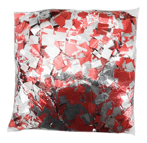 Imagem 2 de 8 de 5 Kg Papel Picado Chuva De Prata Vermelho Máquina Sky Paper