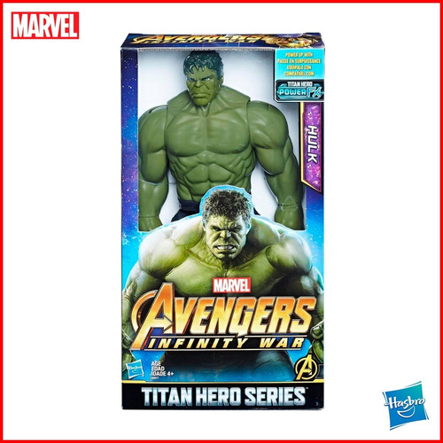 Muñeco Marvel Titan Hero Series Hulk Infinity War