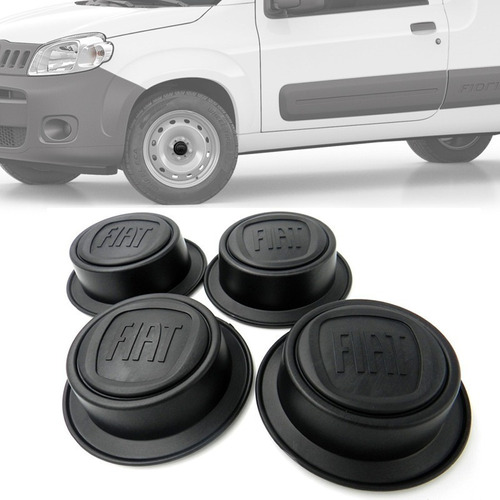 Juego Kit 4 Centros Rueda Tazas Fiat Fiorino Palio