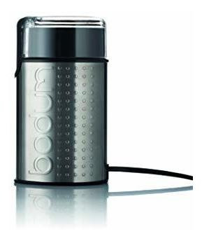 Bodum Bistro - Molinillo De Café Eléctrico, Mate Cromo