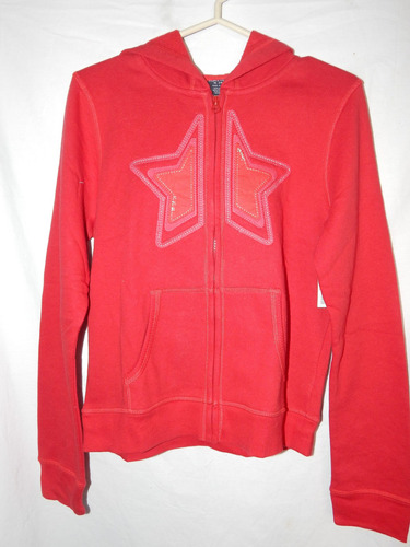 * Casaca Roja Con Bordado Estrella Talla 14