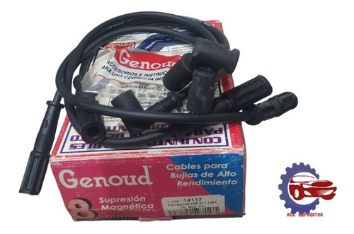 Genoud Cables Para Bujias 8mm Fiat Motor Fire 8v 1.3mpi.