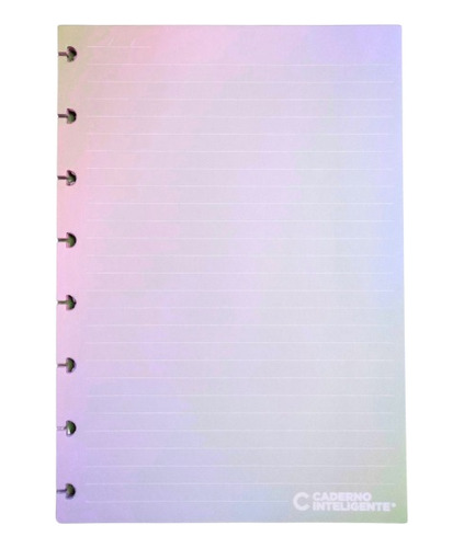 Refil Caderno Inteligente Rainbow Pautado 120g Com 30 Folhas