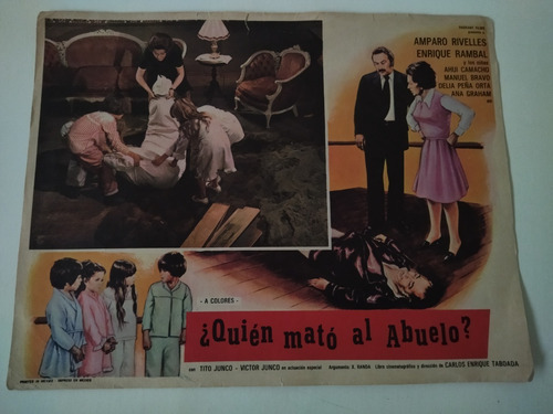 Posters Película ¿quien Mato Al Abuelo? - Amparo Rivelles (Usado)