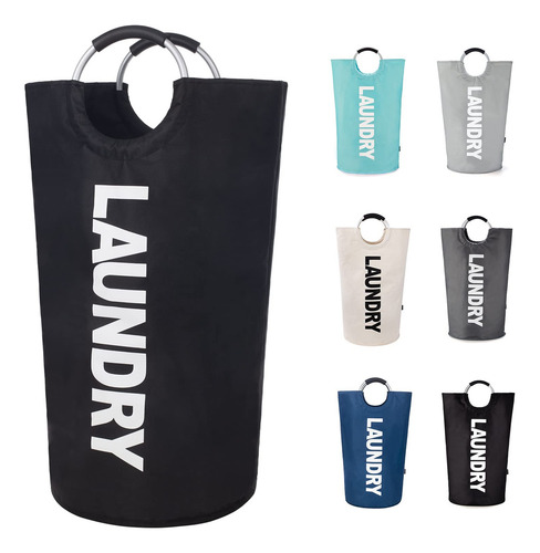 Cesta De Lavanderia Grande 100 L Plegable Y Impermeable