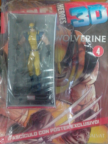 Figura Wolverine. Resina. Marvel Heroes 3d.