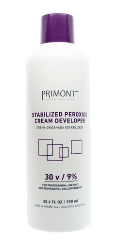 Primont Oxidante Crema Oxigenada Coloración Pelo X 900ml 