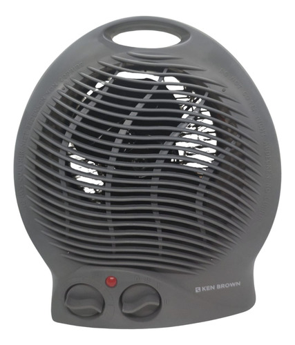 Caloventor Electrico 2 Niveles 1800w Ken Brown Gris Gris