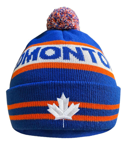 Canada - Gorro De Punto Con Pompones, Diseño Clásico