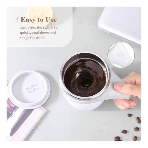 . Taza Agitadora Magnética Automática Lazhu 380ml