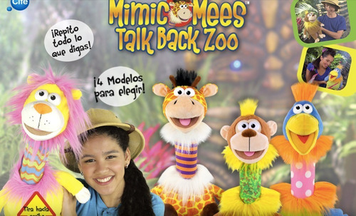 Marioneta Mono, Repite Las Voces Mimic Mees Talk Zoo