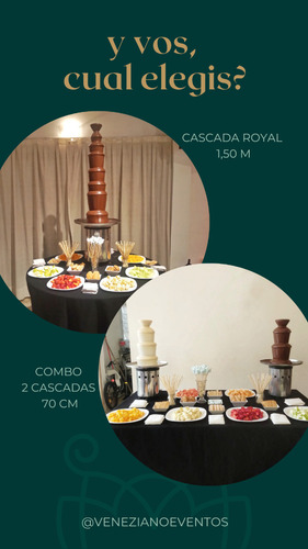Alquiler Cascadas De Chocolate Servicio Completo