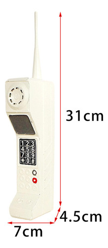 Modelo De Teléfono Móvil Retro Vintage Hierro Decoración
