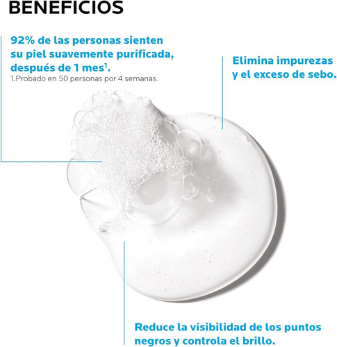 Gel Limpiador La Roche Posay Piel Grasa Y Sensible Effaclar 400ml