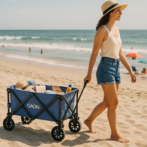 Carrito Vagon Plegable Multiusos De Carga Reforzado Set 2 Pz