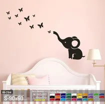 Comprar Vinilos Decorativos Elefante Expulsando Mariposas