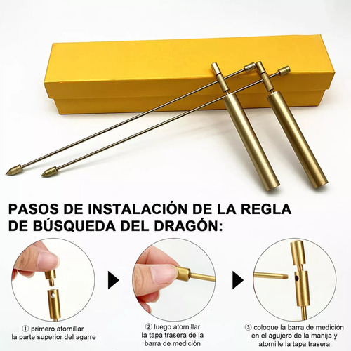 Para Para Pp Varillas De Radiestesia De Cobre 2 Varillas De