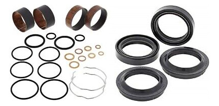 Fork Bushing Dust Oil Seal Rebuild Kit Honda Gl1500 Gold Aab