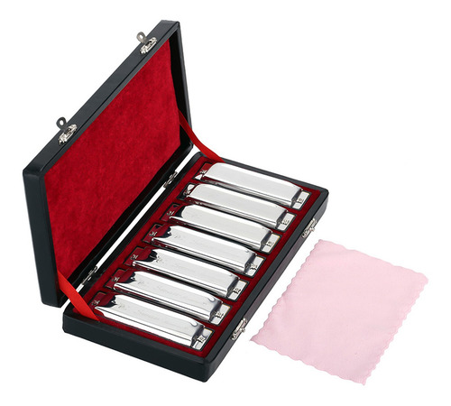 Harmonica 7 Toallitas (a-g) +set De Armónica En Forma De Cis