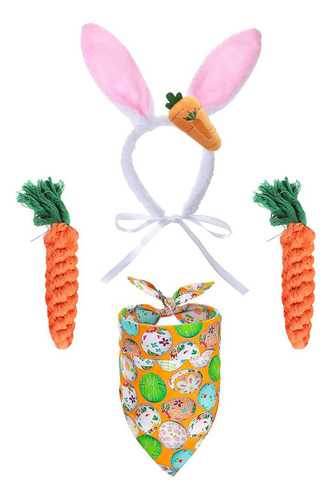 Zl Disfraz De Conejo De Pascua For Perro Con Orejas De